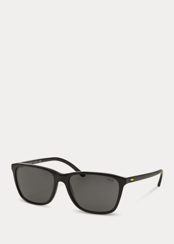 Men's Polo Ralph Lauren Square Sunglasses | 472150FMG